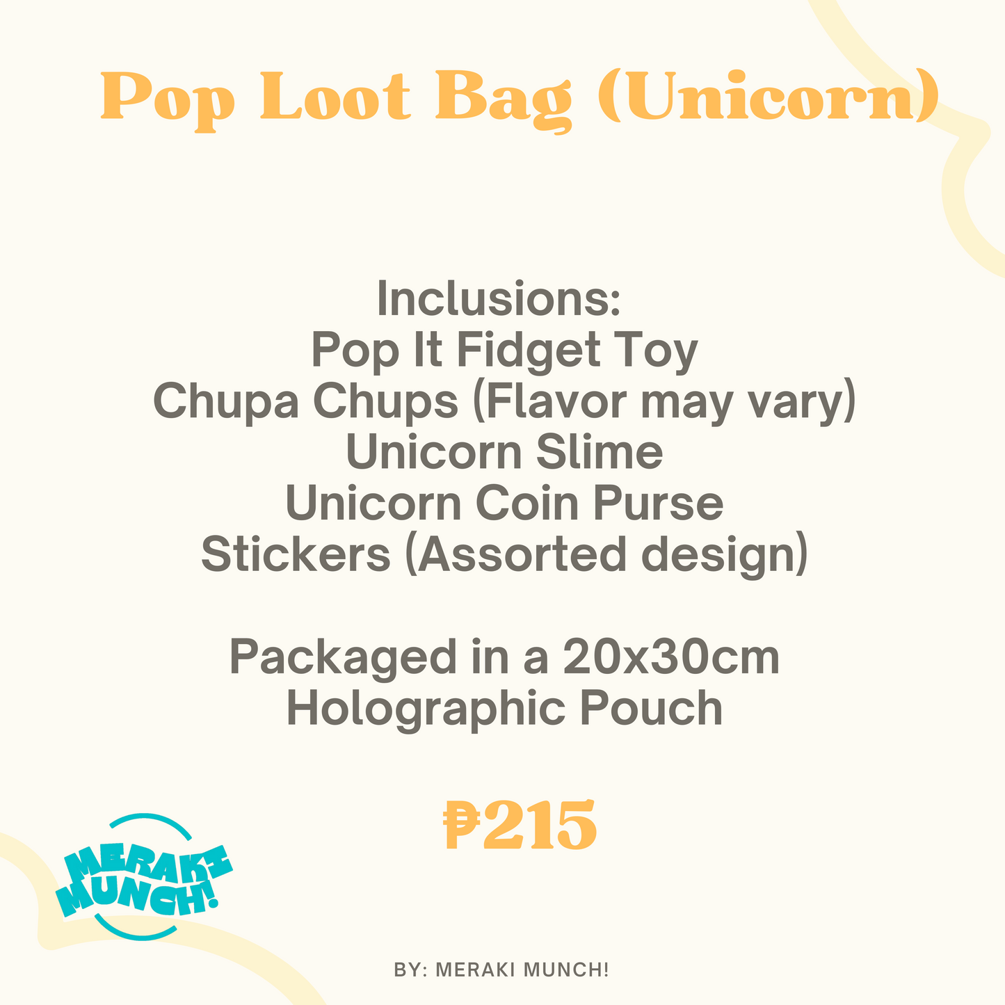 Pop Loot Bag